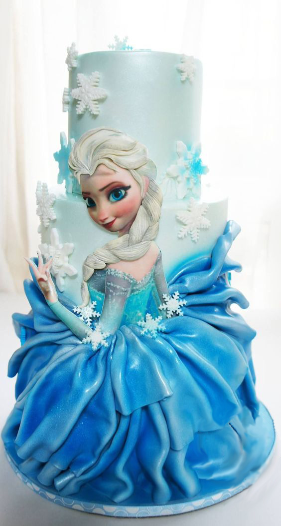 Торт холодное сердце