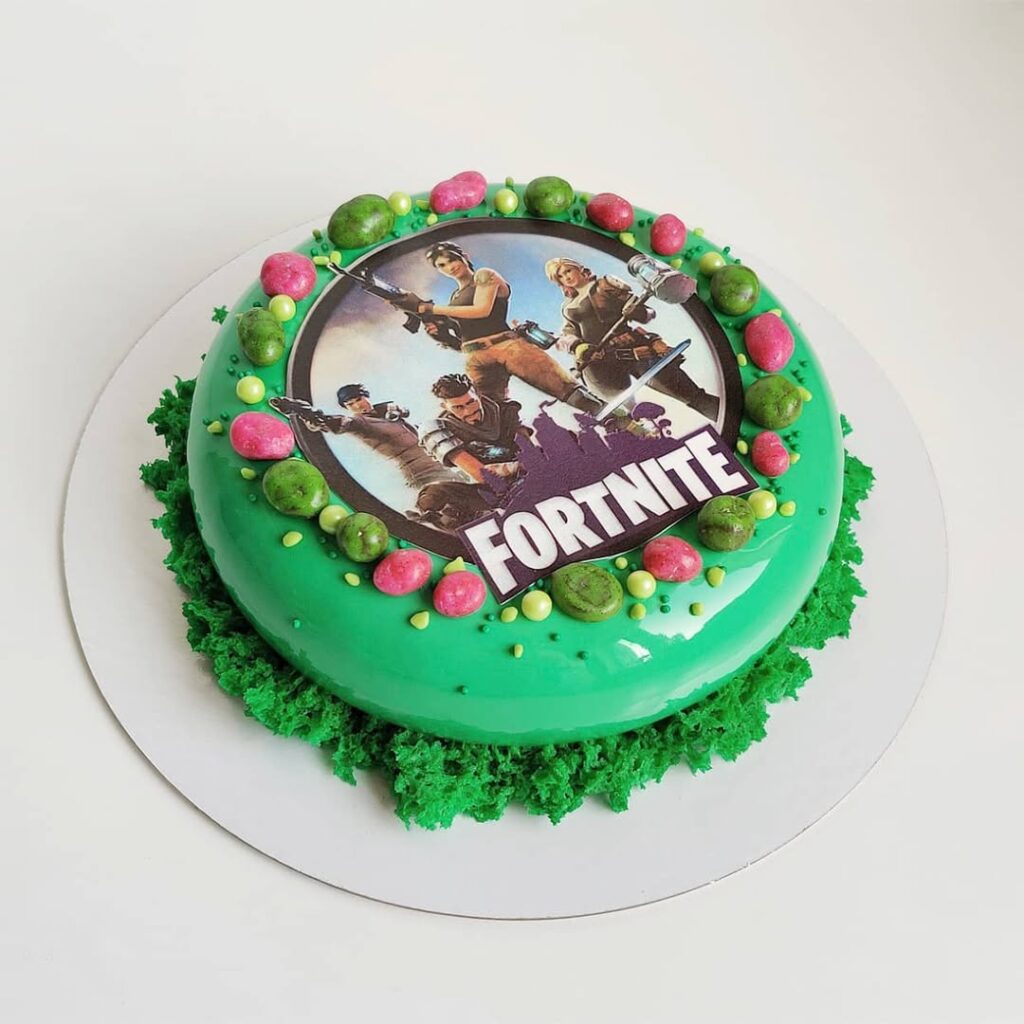 Муссовый торт Фортнайт