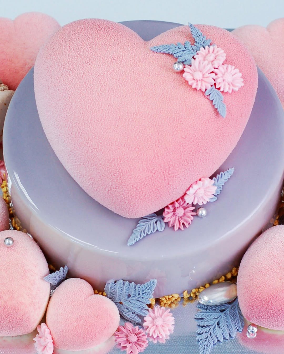 Муссовый торт с сердцем