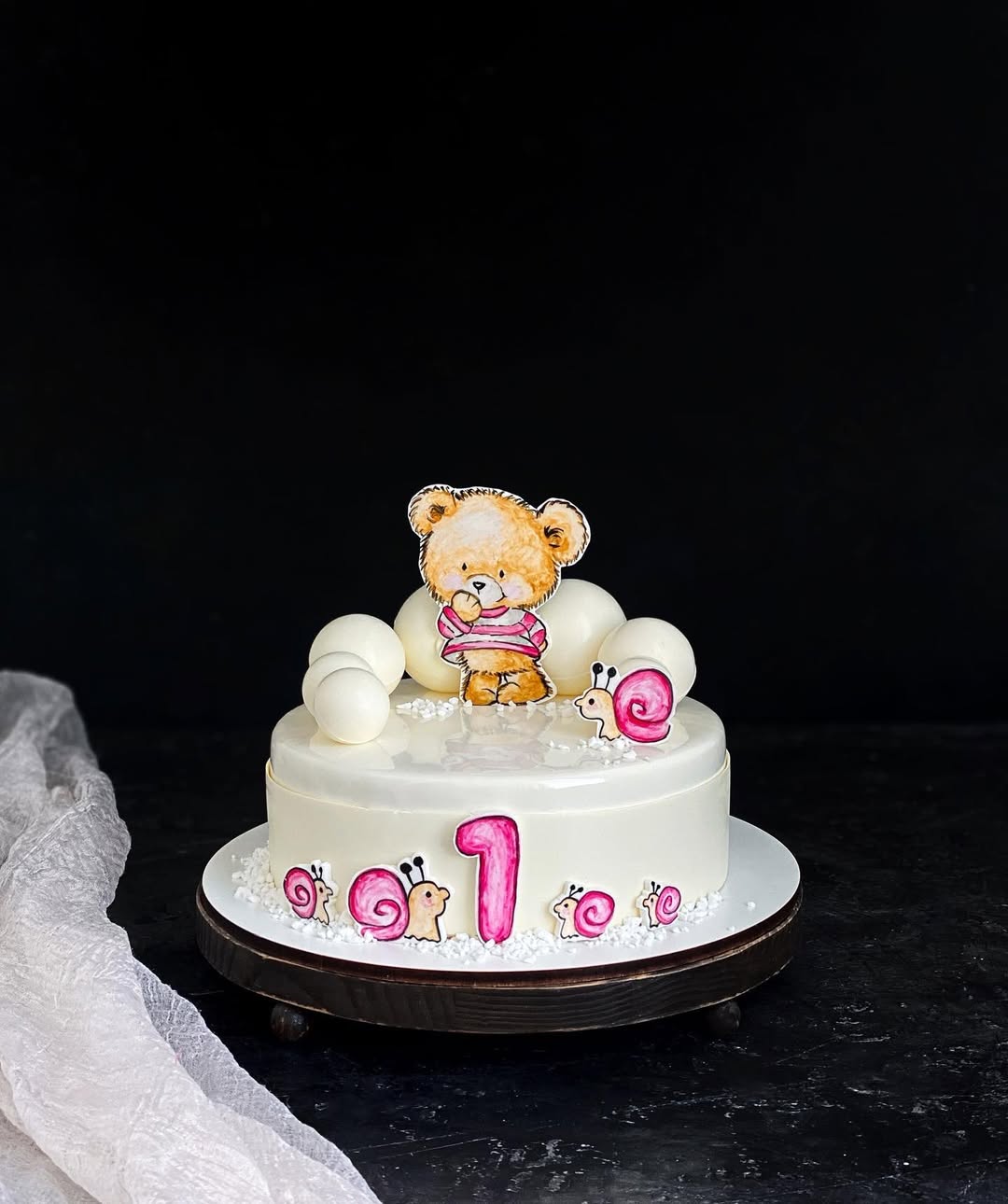 Муссовый торт на годик