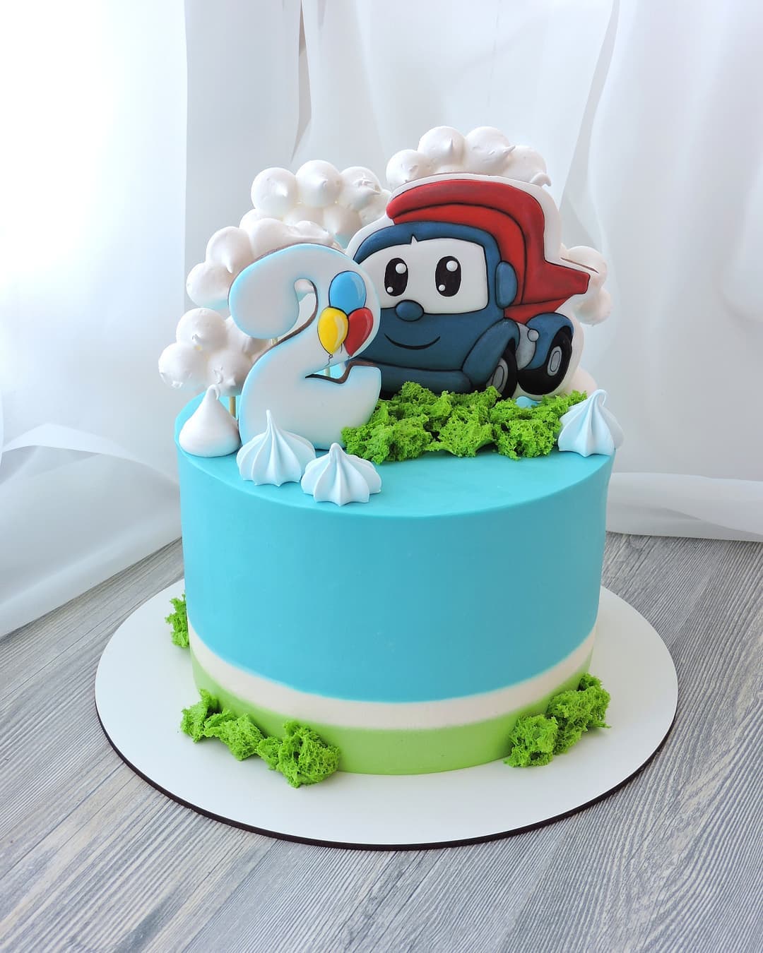 Торт мальчику на 2 года