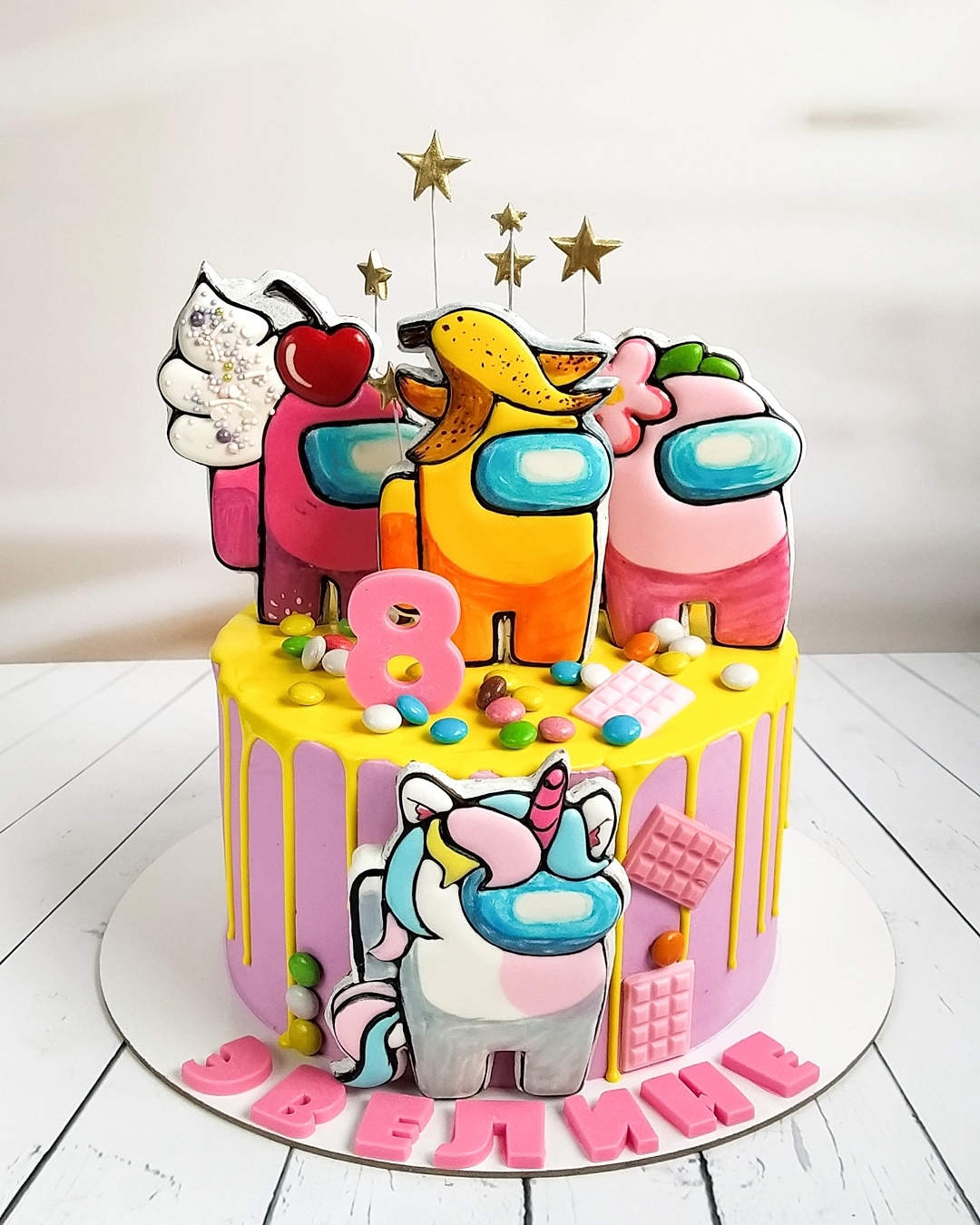 Торт на 8 лет девочке