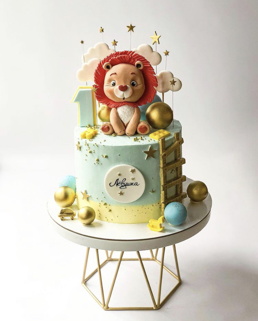 Торт со львенком