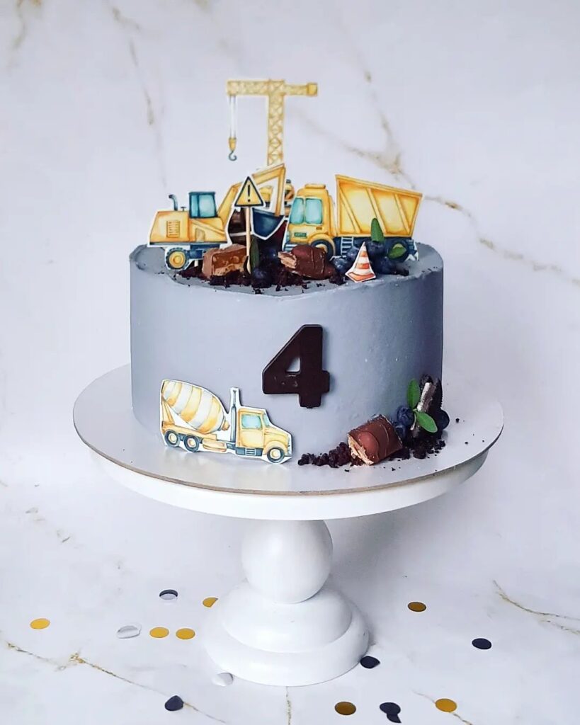 Торт мальчику на 4 года