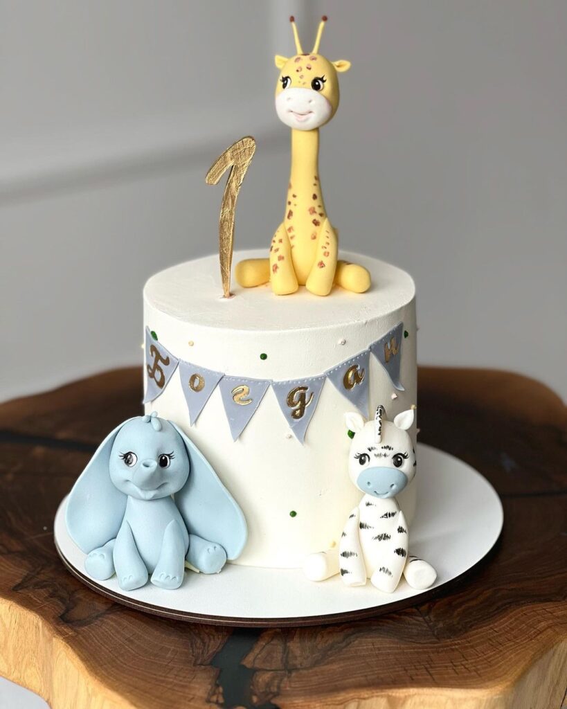 Торт для мальчика с животными