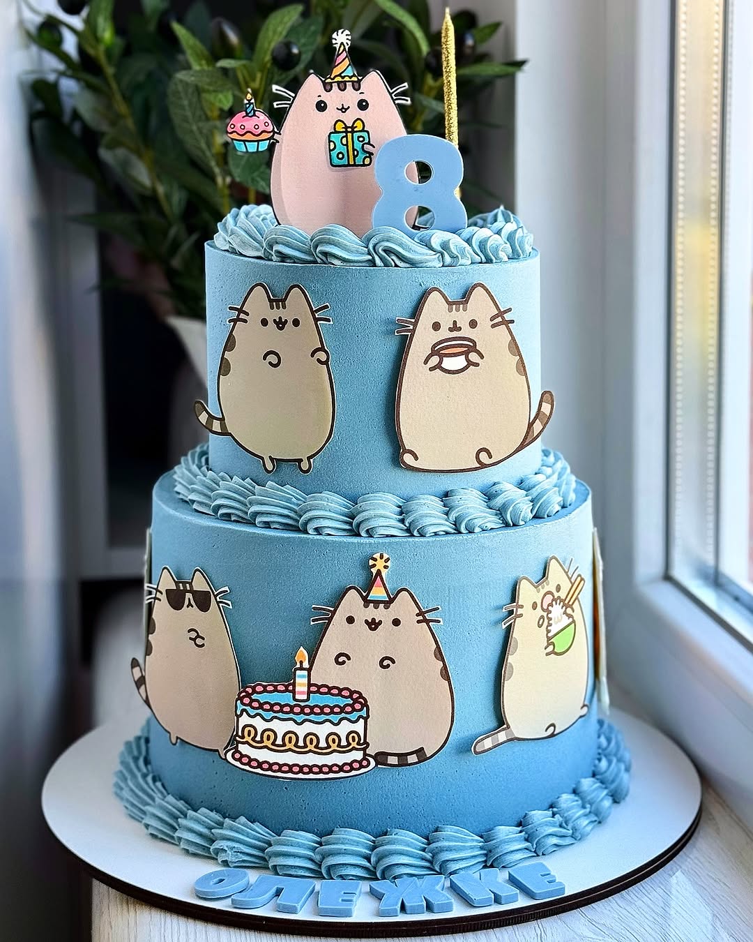 Торт с котиками