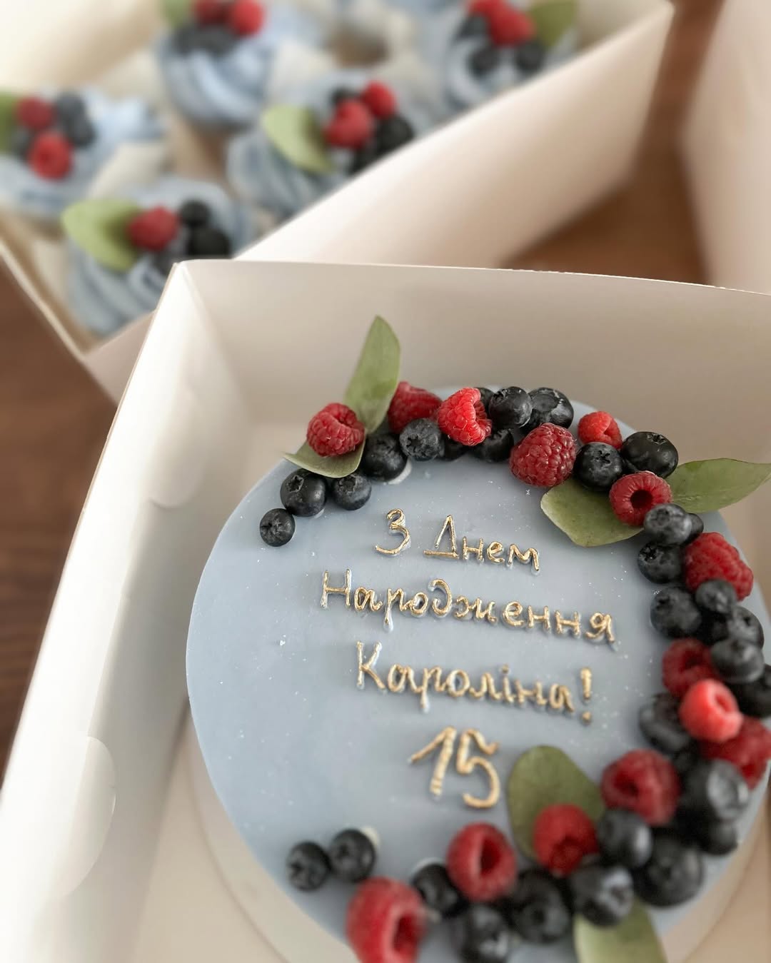 Бенто торт на 15 лет