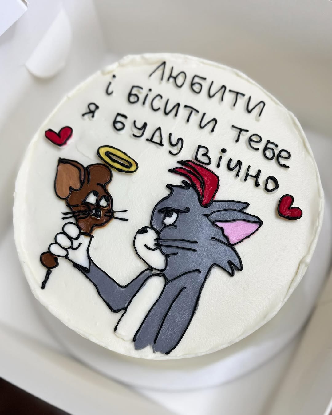 Бенто торт Том и Джерри