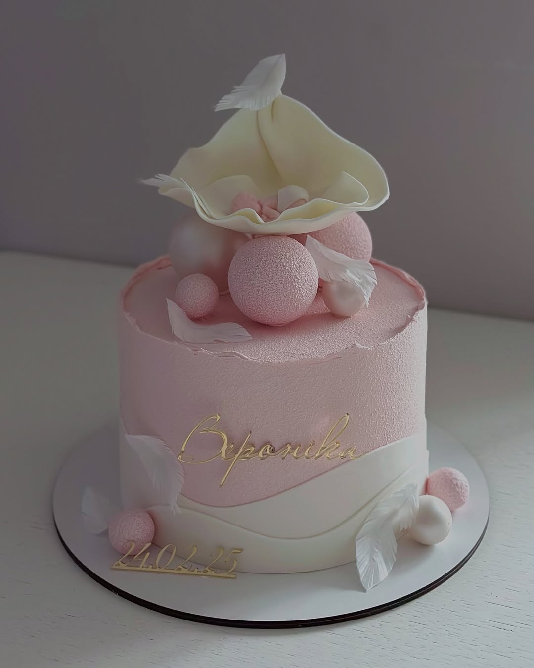 Торт для девочки с датой