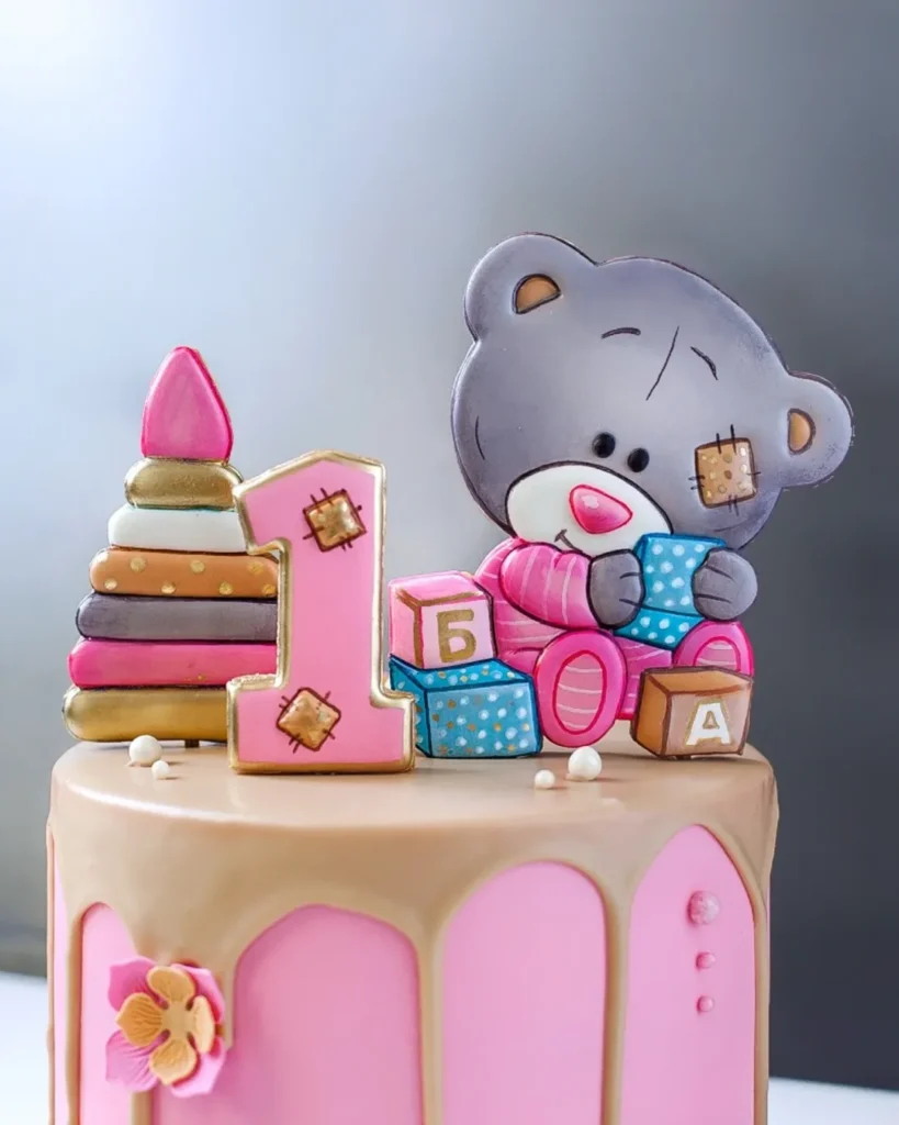 Торт на 1 год "Игрушка"