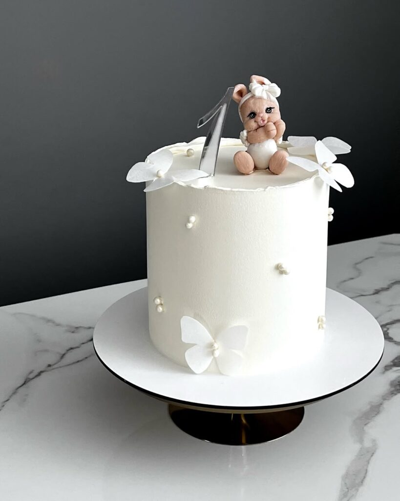 Торт с цифрой 1