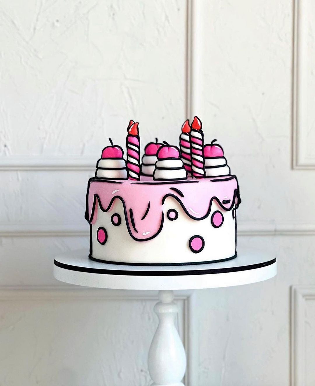 Торт в стиле комикс