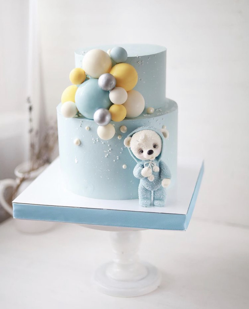 Кремовый торт на день рождения мальчику