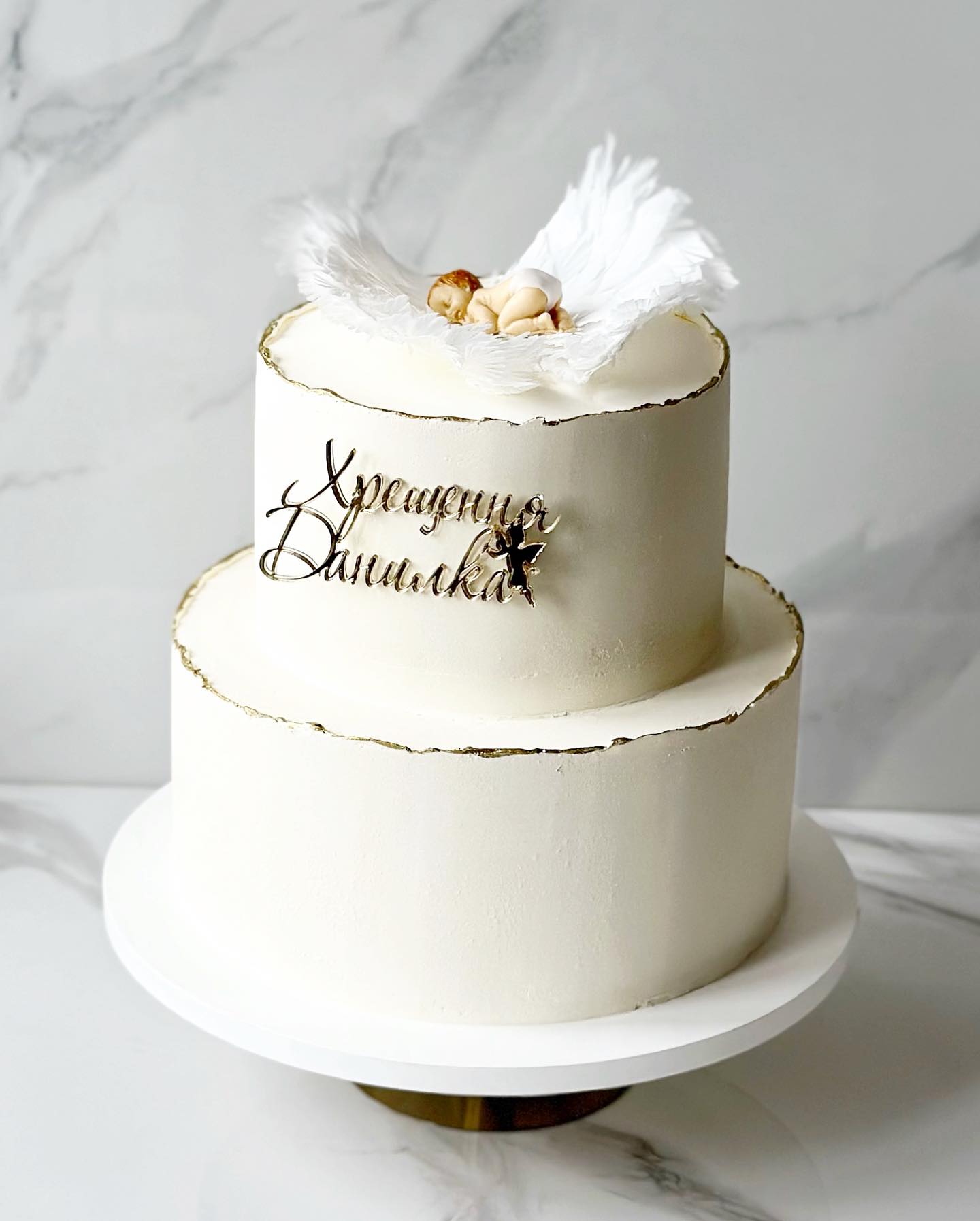 Именной торт на крестины