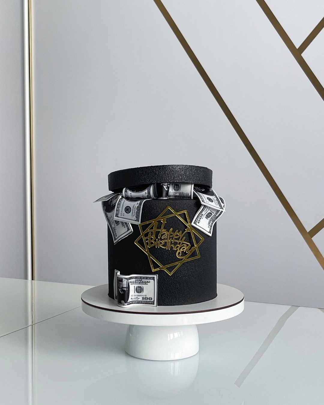 Торт коробка с деньгами