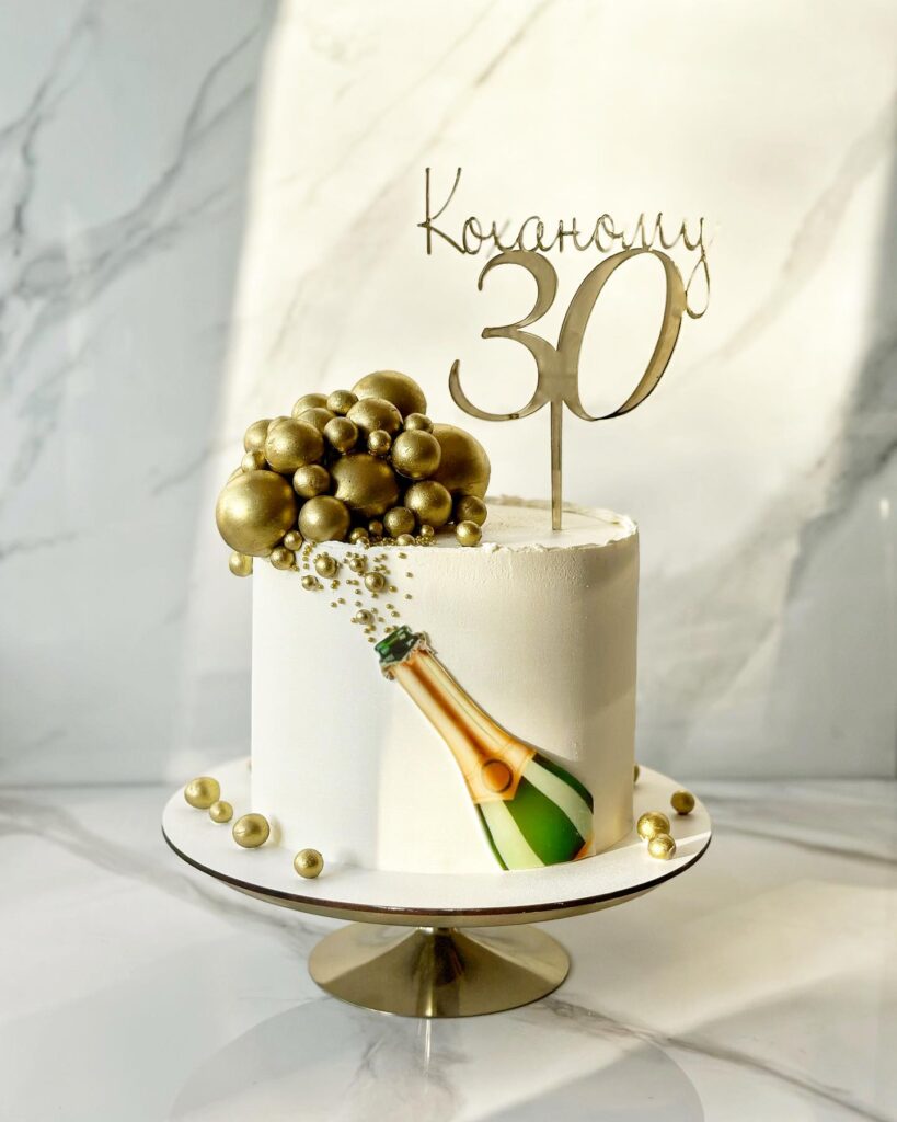 Торт коханому на 30 років