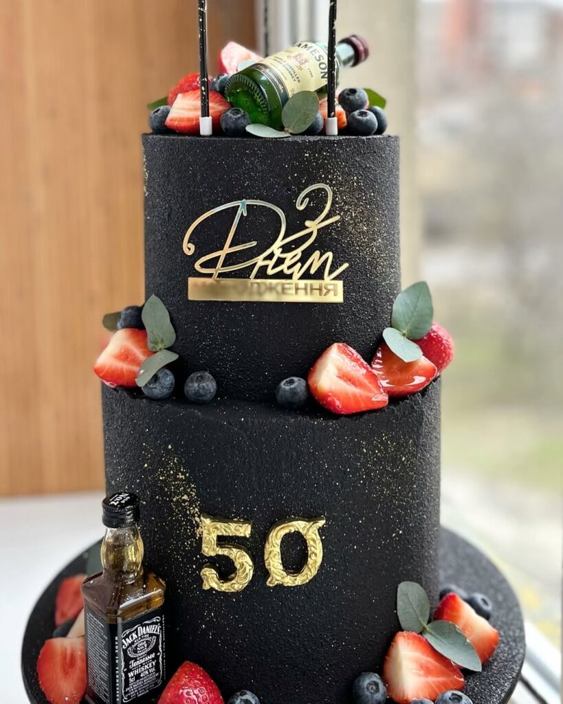 Торт мужчине на 50 лет