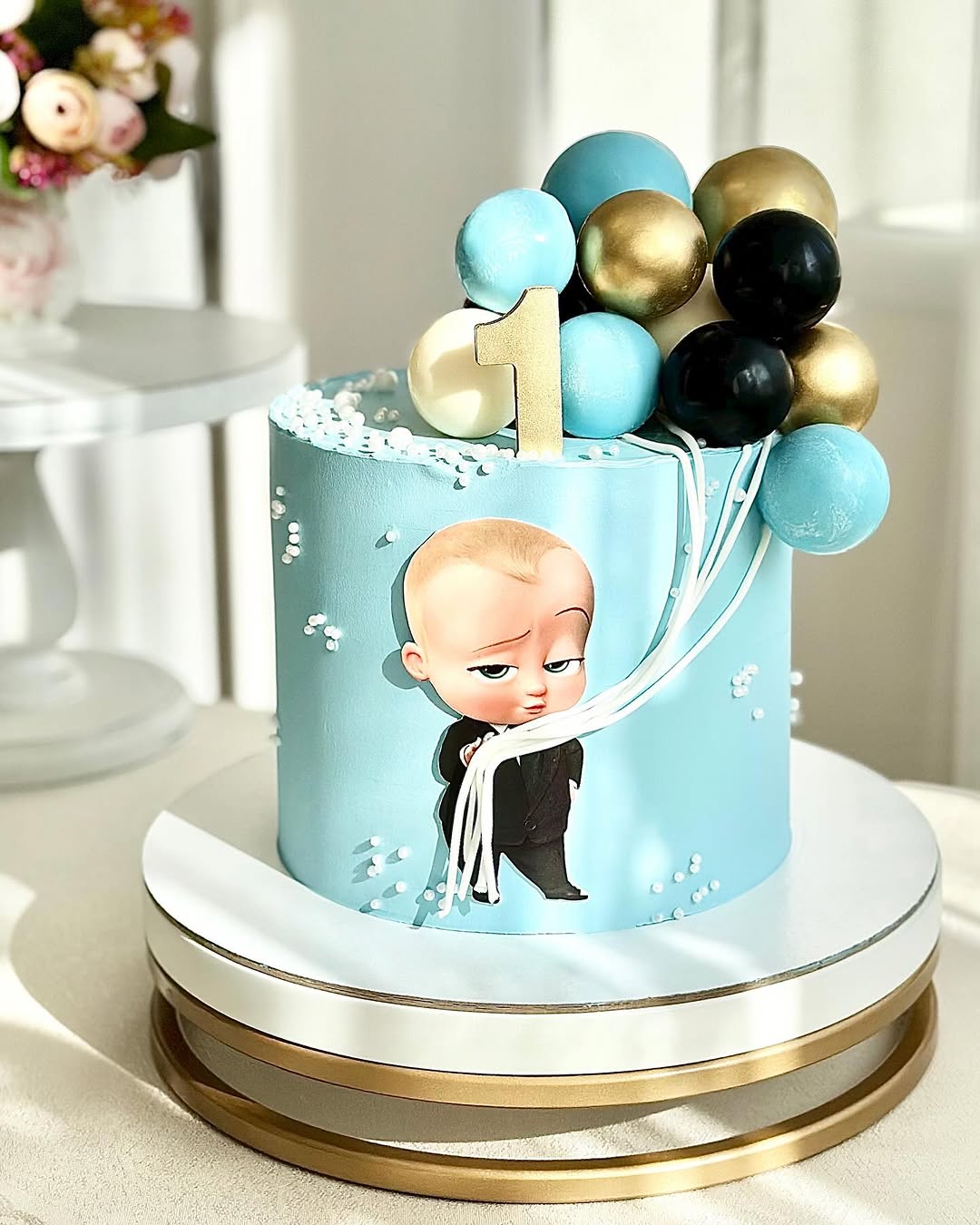 Торт Босс молокосос на 1 год