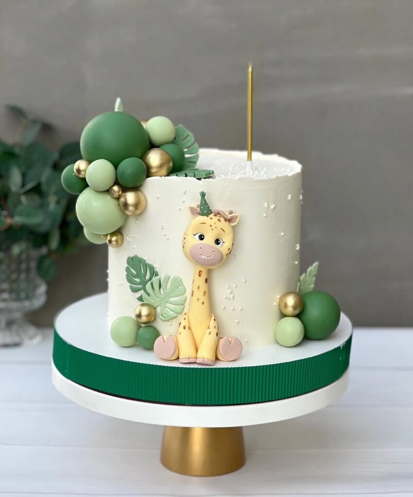 Торт с жирафом
