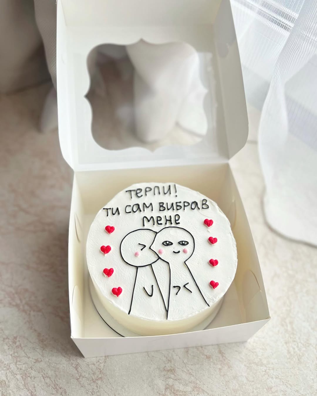 Бенто торт для любимого