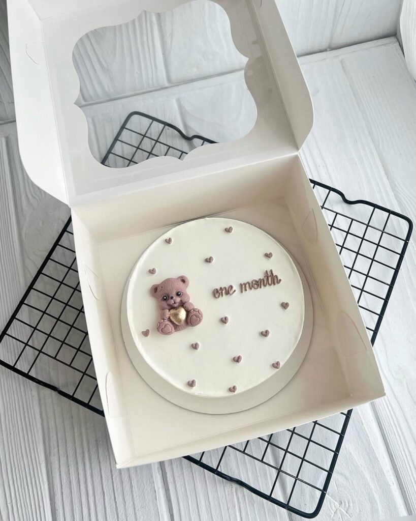 Бенто торт с мишкой