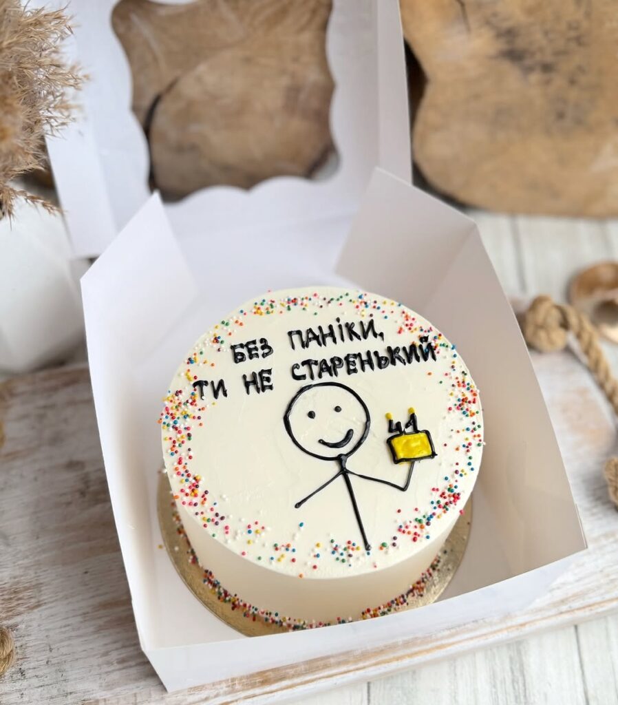 Бенто торт на 40+ лет