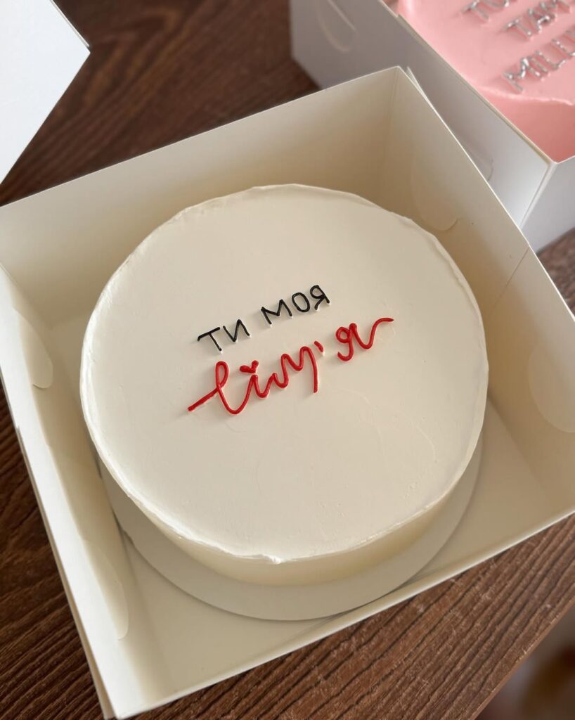 Бенто торт для любимой