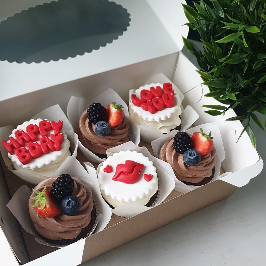 Капкейки любимому мужу или парню