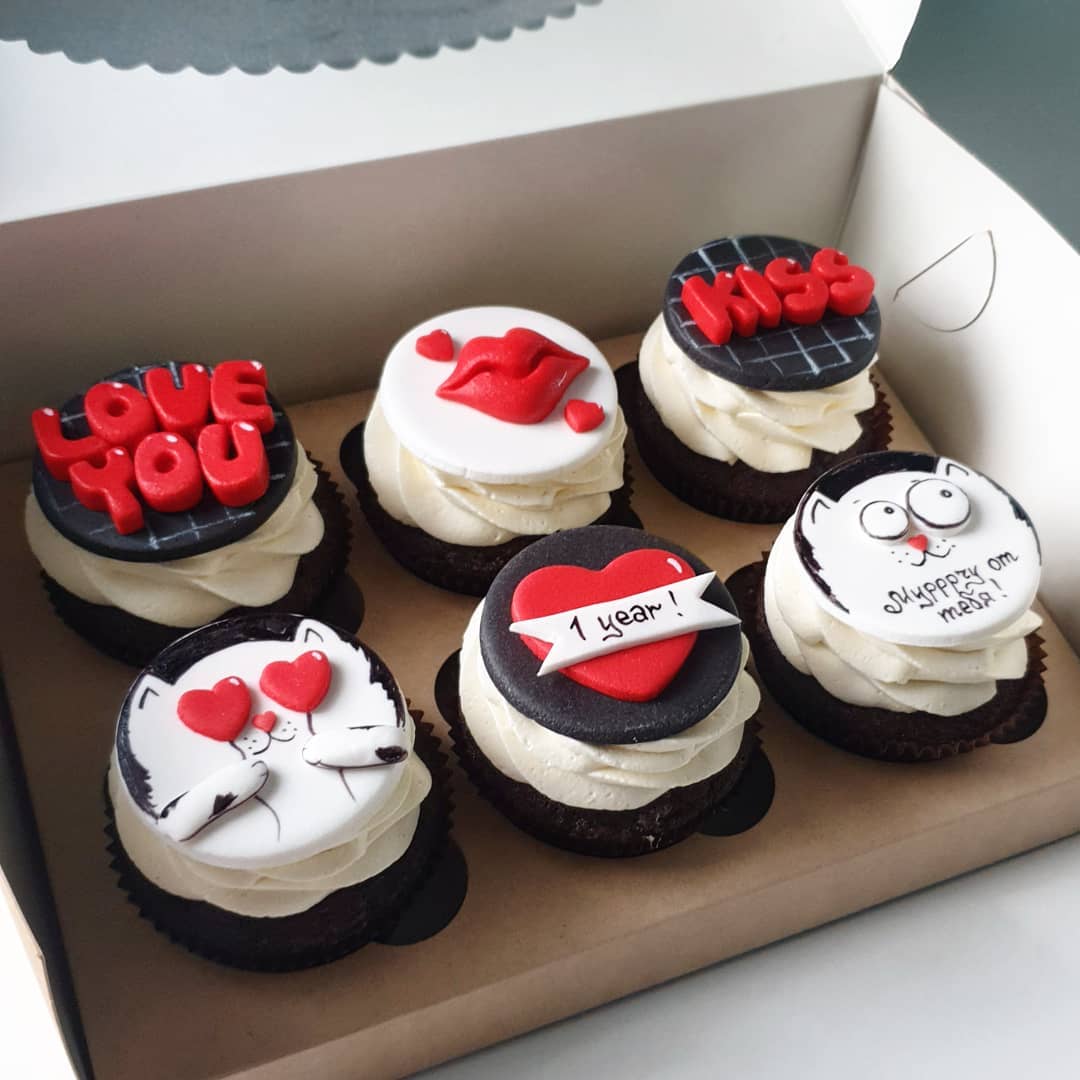 Капкейки на годовщину