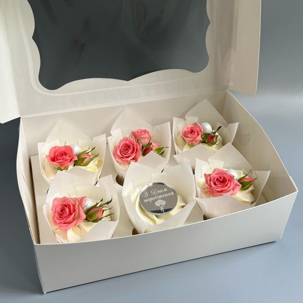 Капкейки девушке на день рождения