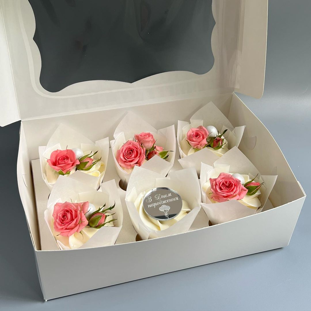 Капкейки девушке на день рождения