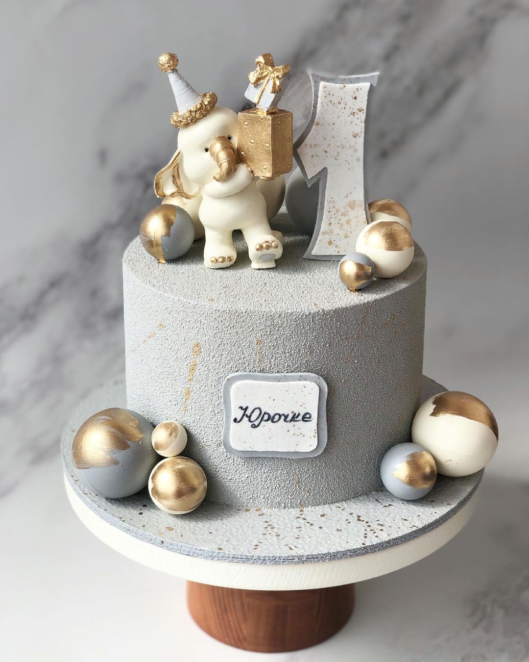 Тортик на годик для мальчика