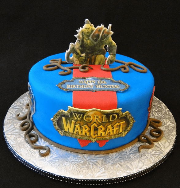 торт по мотивам игры Варкрафт
