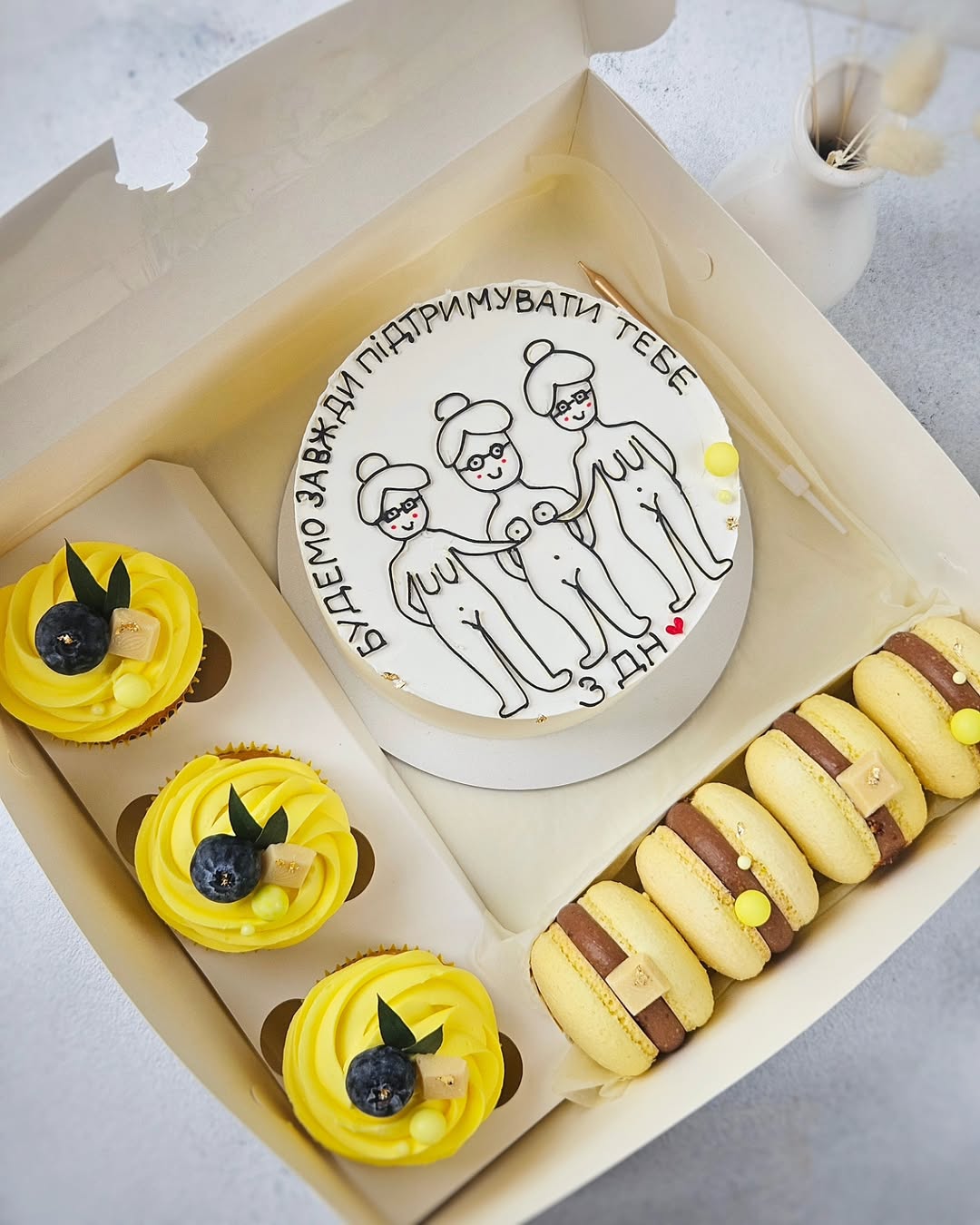 Набор сладостей на день рождения подруге