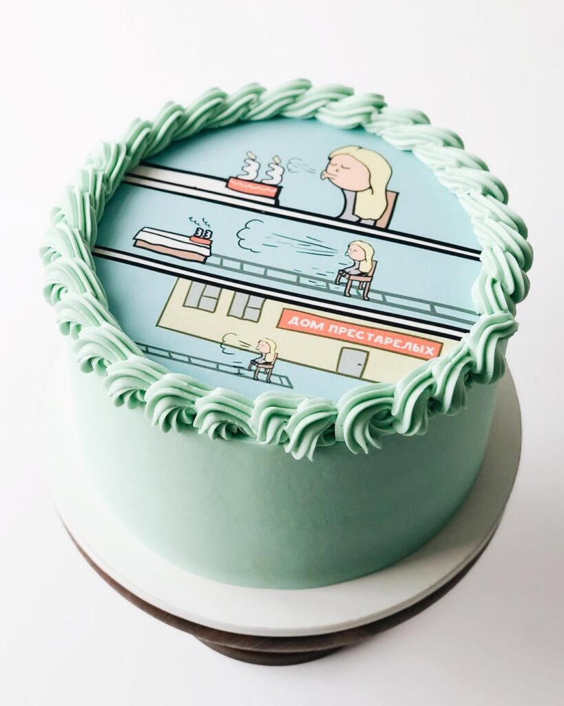 Торт "Дом престарелых"