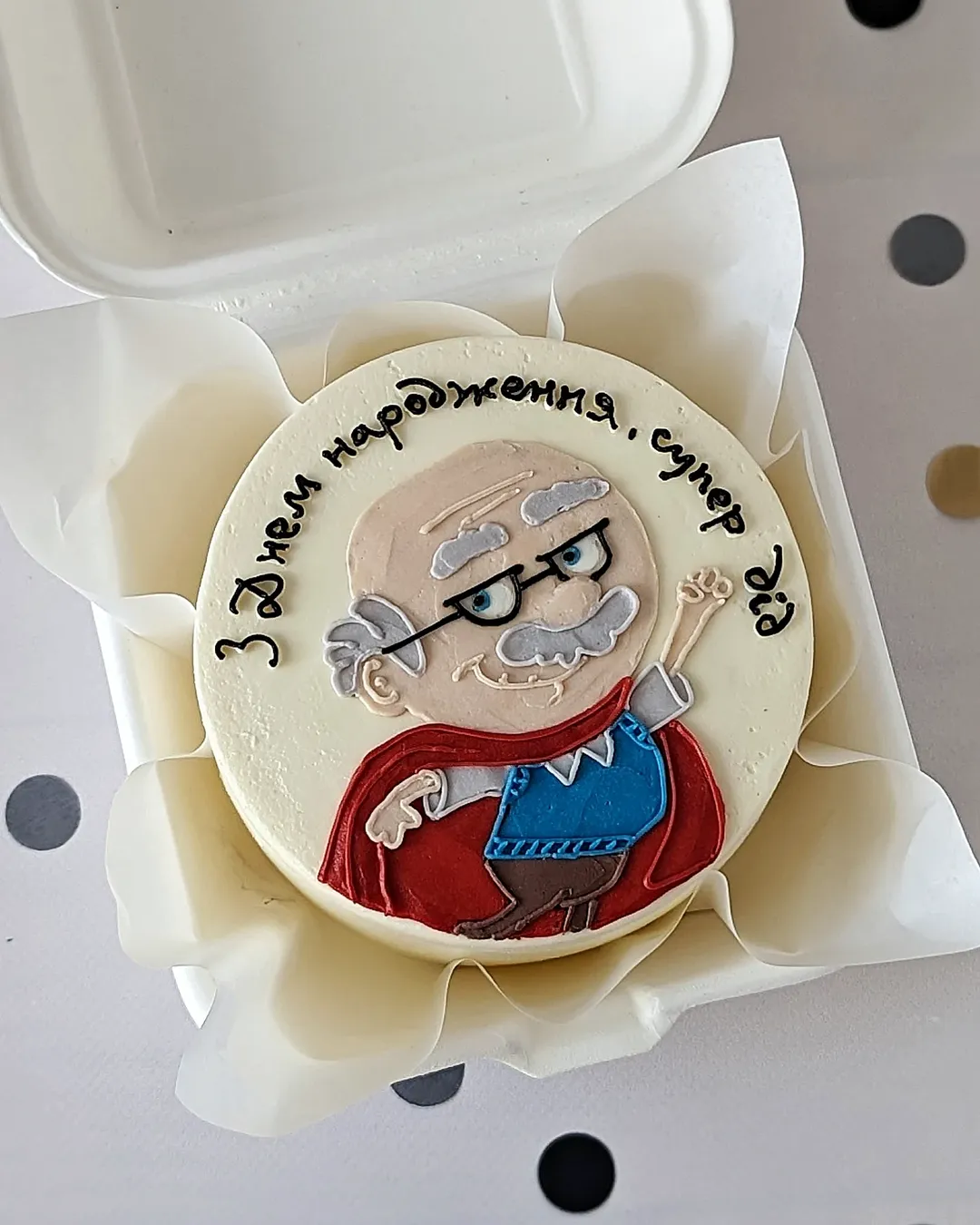 Торт с приколом для дедушки