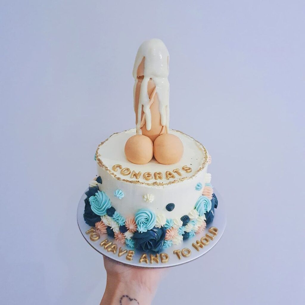 Эротический торт с членом