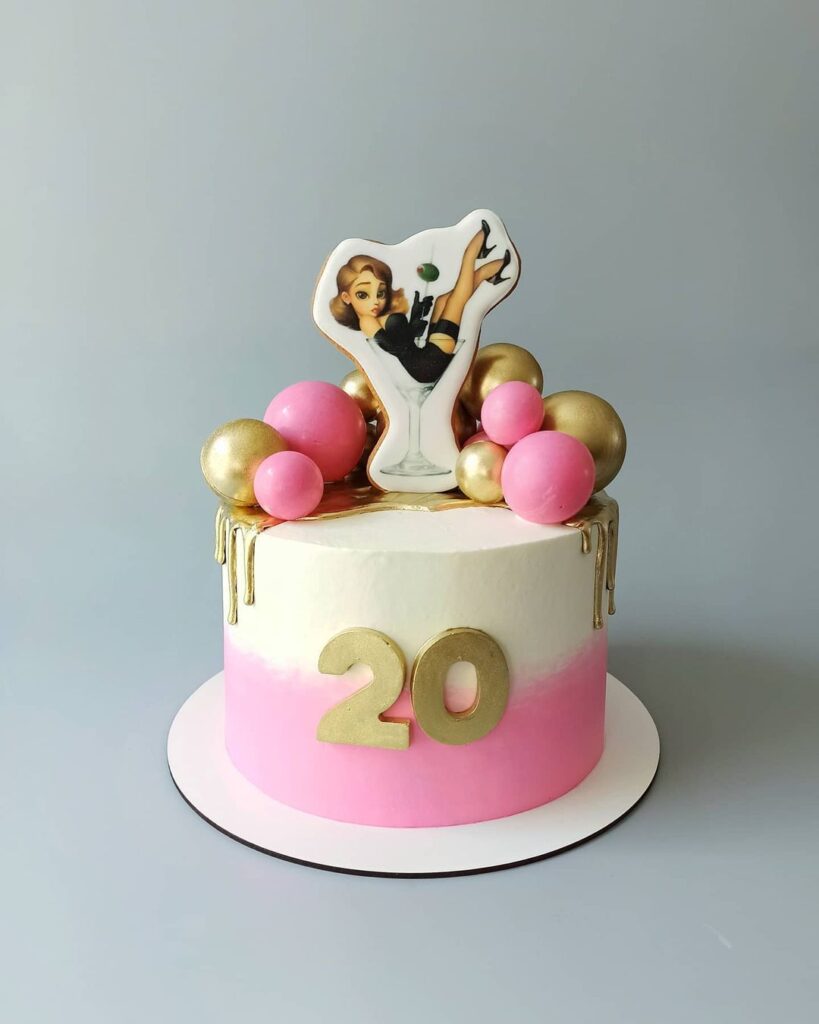 Торт для девушки на 20 лет